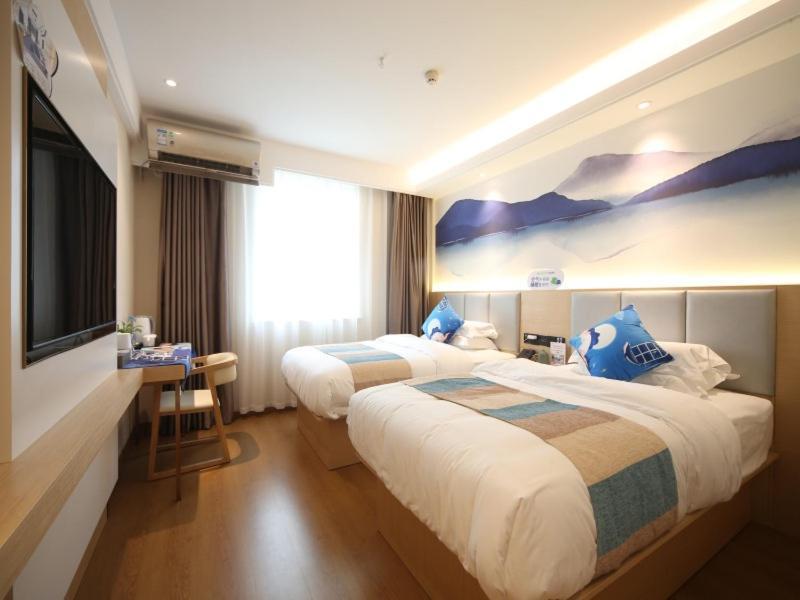 Greentree Inn Shanghai Zhongshan Hutai Hotel Kültér fotó